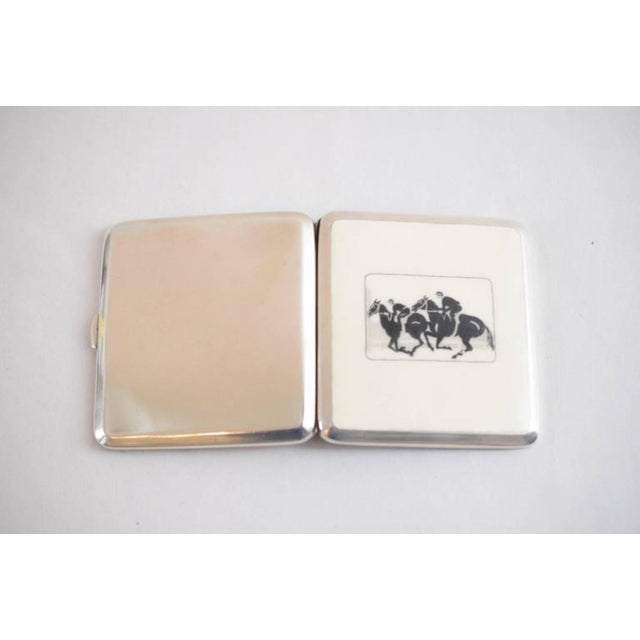 Silver Enamel Tabacere from Alexander Sturm, 1925 For Sale - Image 9 of 10