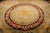 1820s Green Large-Scale Medallion Flatwoven Formal Neoclassical French Savonnerie Rug For Sale - Image 4 of 8