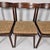 Wood Vintage Chairs in Beech and Fabric, 1960s, Set of 5 For Sale - Image 7 of 11