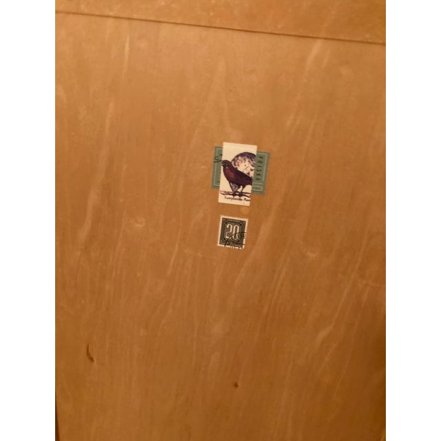 Wood 1980s Folding 3 Panel Wood Room Divider For Sale - Image 7 of 11