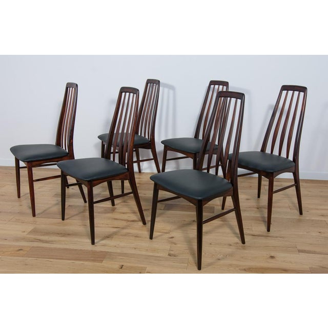 Model Eva Dining Chairs by Niels Koefoed for Koefoed Hornslet, 1960s, Set of 6 For Sale - Image 6 of 18