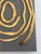 Original 3d Abstract Art by Alena Kalen "Golden Labyrinth" Gold Leaf, Coa For Sale - Image 4 of 9