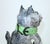 Gray Leslie Wallace Coon Ceramic Cat Folk Art Sculpture For Sale - Image 8 of 15