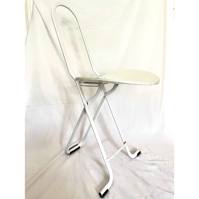 Vintage Italian Dafne Folding Chairs by Gastone Rinaldi for Thema, 1970s, Set of 3 For Sale - Image 11 of 11