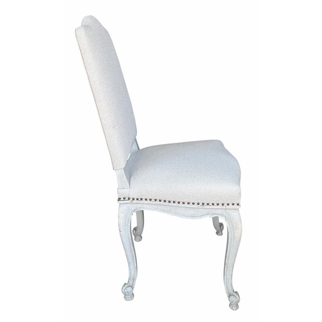 Antique Swedish Gustavian Style Side Chair - 1 of 2 For Sale In Los Angeles - Image 6 of 7