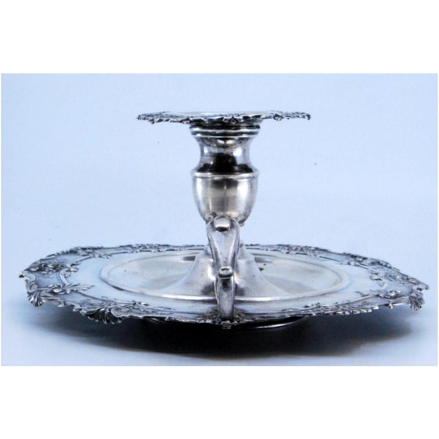 Silver Paddle with Embossed Floral Motifs For Sale - Image 4 of 10