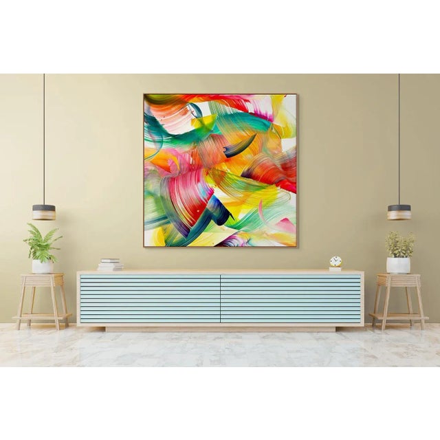 Acrylic on canvas Edition: Unique, Unframed. This artwork will be shipped rolled in a dent-resistant tube. This method is...