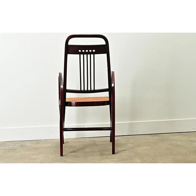 Traditional Vienna Secession Josef Hoffmann Armchair For Sale - Image 3 of 12
