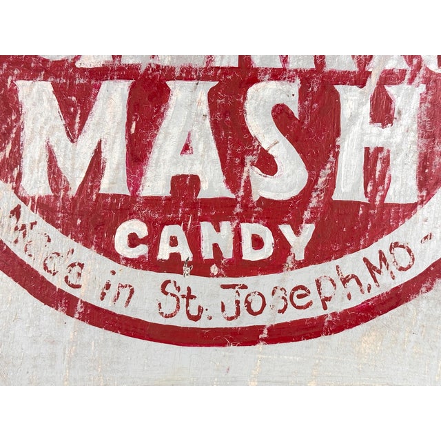 Vintage Country Store Advertising Sign for Cherry Mash For Sale - Image 6 of 13