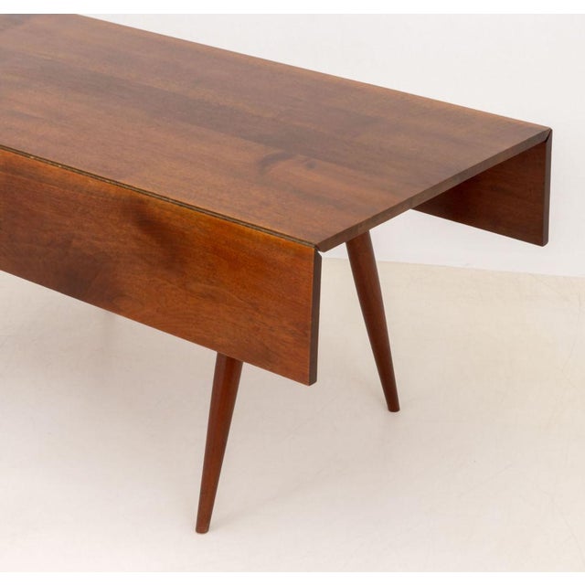 1960s George Nakashima Walnut Drop Leaf Table, 1962 For Sale - Image 5 of 13