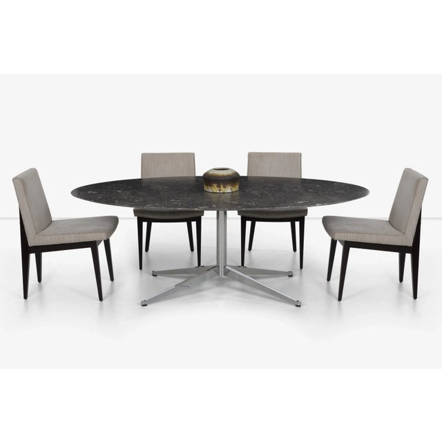 Florence Knoll Dining Table or Desk in Grigio Marquina Satin Finish