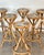 1970s Vintage Bamboo Stools, 1970s, Set of 6 For Sale - Image 5 of 14