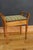 Edwardian Piano Stool in Geometric Fabric, 1890s For Sale - Image 9 of 9