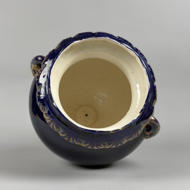 Antique Majolica Vase from Josef Strnact, 1890s For Sale - Image 6 of 16