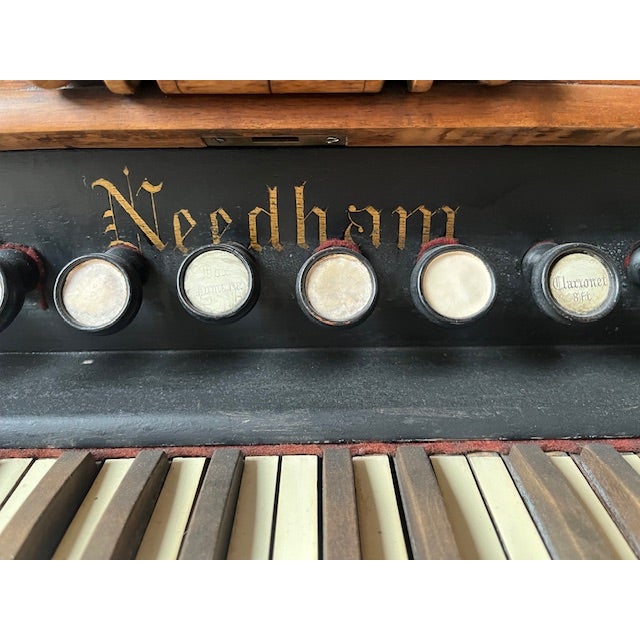 Antique Needhan Victorian High Back Parlor Pump Organ For Sale In Baltimore - Image 6 of 15