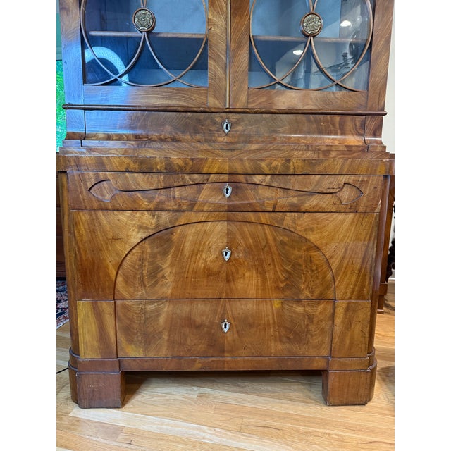 Tan Biedermeier Secretary For Sale - Image 8 of 12