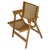 Beautiful, neat, old Rex folding chair by Nico Kralj, design from 1952, in beech and beech plywood, very high seating...