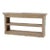 Crowned Modern Console Table in Sandbar For Sale