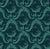 Art Deco Sample - Cravelle Wallpaper by Paule Marrot in Blue and Teal For Sale - Image 3 of 3