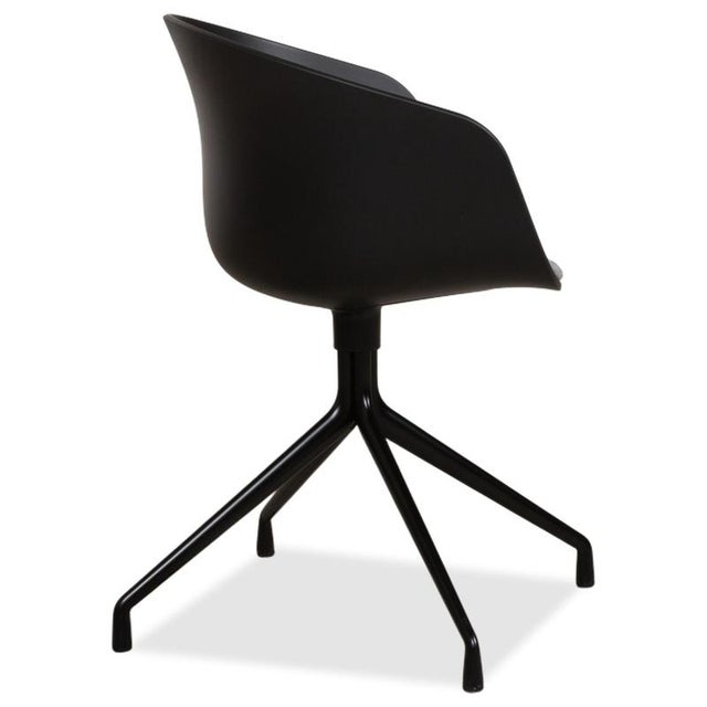 AAC20 Chairs in Grey and Black Plastic from Hay, Set of 12 For Sale - Image 4 of 18