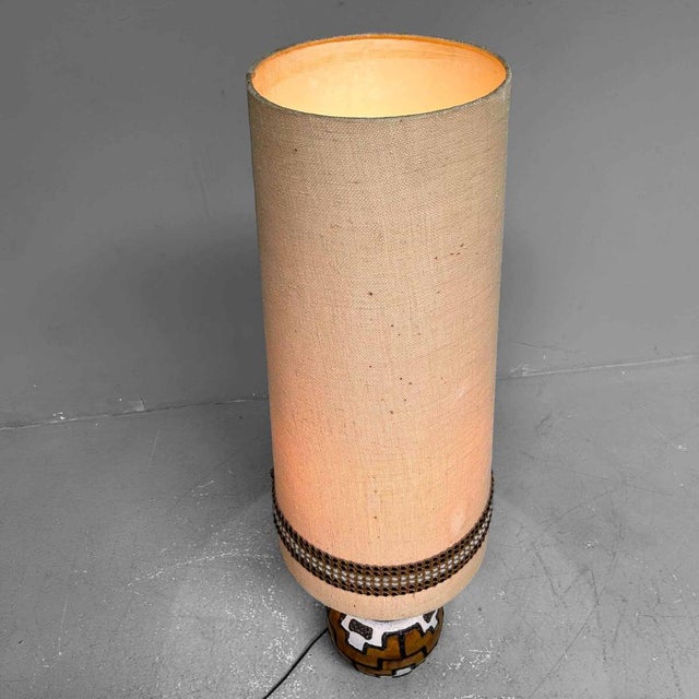 Vintage Ceramic Mood Floor Lamp, West Germany, 1970s For Sale - Image 9 of 17