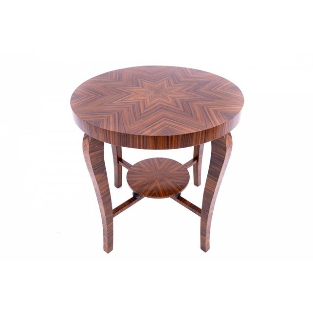 Polish Art Deco Coffee Table, 1950s For Sale - Image 9 of 9