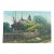 Vintage Original Landscape Painting of a Rustic Cottage & Garden, Signed For Sale