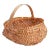 Hand Woven Buttock Basket, 1900's For Sale