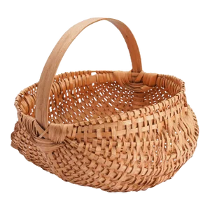Hand Woven Buttock Basket, 1900's