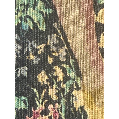 Vintage French Screen Printed by Hand Tapestry Vendanges, 1970s For Sale - Image 12 of 18