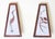 Mid-Century Modern Copper and Acrylic Glass Wall Lights with Heron & Dragonfly, 1950s, Set of 2 For Sale - Image 3 of 17