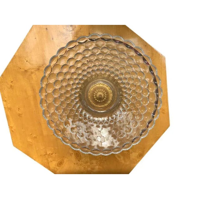 Glass Bubble Glass Tazze, 20th Century, Set of 2 For Sale - Image 7 of 8