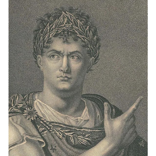 Julius Caesar is an original etching artwork on the cardboard, realized by an Anonymous artist in 1700 ca. In very good...