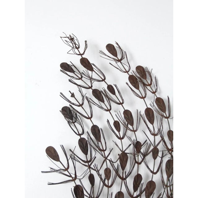 Mid-Century Peacock Wall Decor For Sale - Image 4 of 11