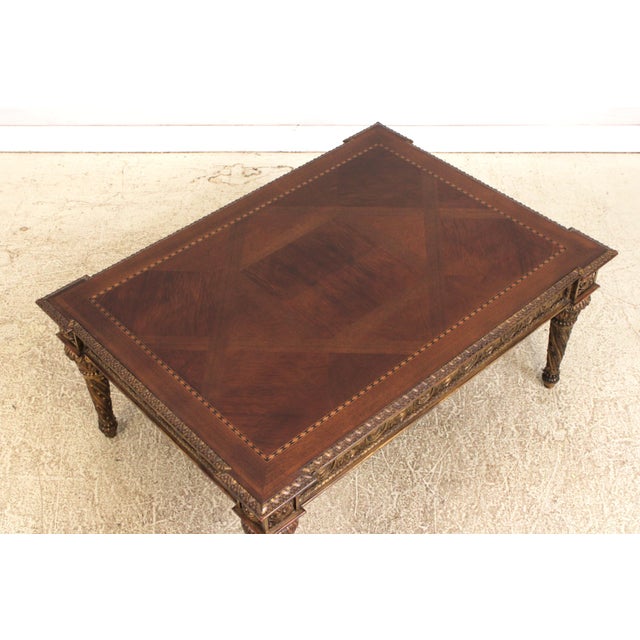 Age: Approx: 15 years old Details: High Quality Construction Large Impressive Table Nice Inlay Work Throughout...