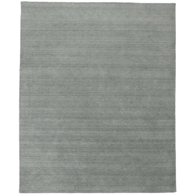 Gray Area Rug With Modern Style 8′3″ × 10′1″ For Sale - Image 9 of 9