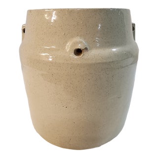 Gorgeous Antique Stoneware Crock For Sale