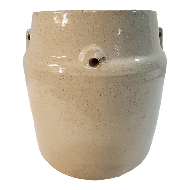 Gorgeous Antique Stoneware Crock For Sale