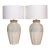 Postmodern Plaster Table Lamps, a Pair For Sale