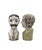 Mid-Century Modern Half Bust Sculptures by Tarcisio Tosin for La Freccia, Vicenza, Italy, 1960s, Set of 2 For Sale - Image 3 of 18