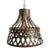 Vintage Iron Basket Strap Pendant Light For Sale