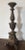 Brown Antique 18th Century Continental Baroque Carved and Gilt Wood Altar Candlestick For Sale - Image 8 of 11