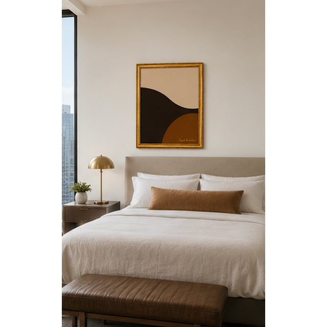Quiet Terrain Modern Painting, Framed by Bryan Boomershine For Sale - Image 9 of 10