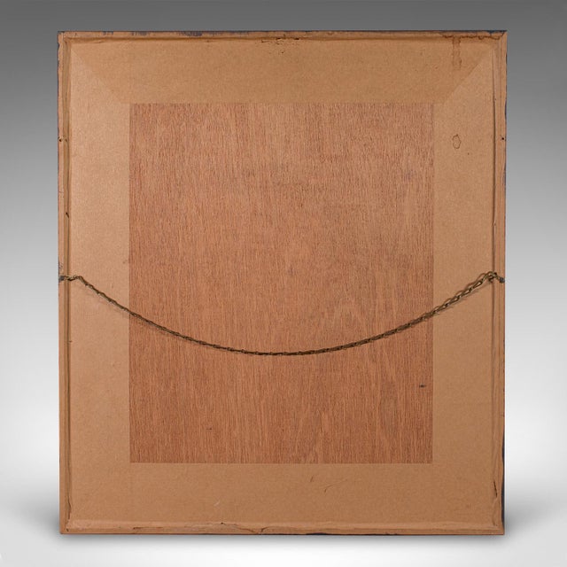 1980's Vintage Folk Art Painting For Sale - Image 9 of 9