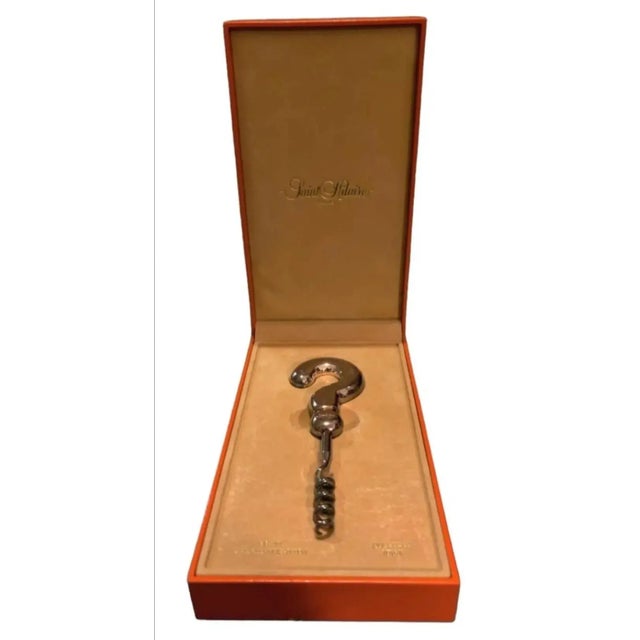 Metal Vintage French Saint Hilaire Paris Question Mark Corkscrew For Sale - Image 7 of 7