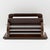 Macassar, Chrome and Lucite Desk Accessory Letter Holder, circa 1940 For Sale - Image 4 of 14