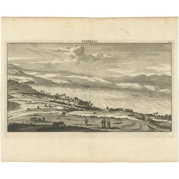 C. Le Brun, Tiberias, 1700, Paper For Sale