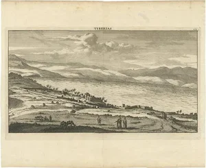 C. Le Brun, Tiberias, 1700, Paper