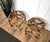 1960s Bohemian French Riviera Italian Bamboo Rattan Stool, 1960s, Set of 2 For Sale - Image 5 of 8