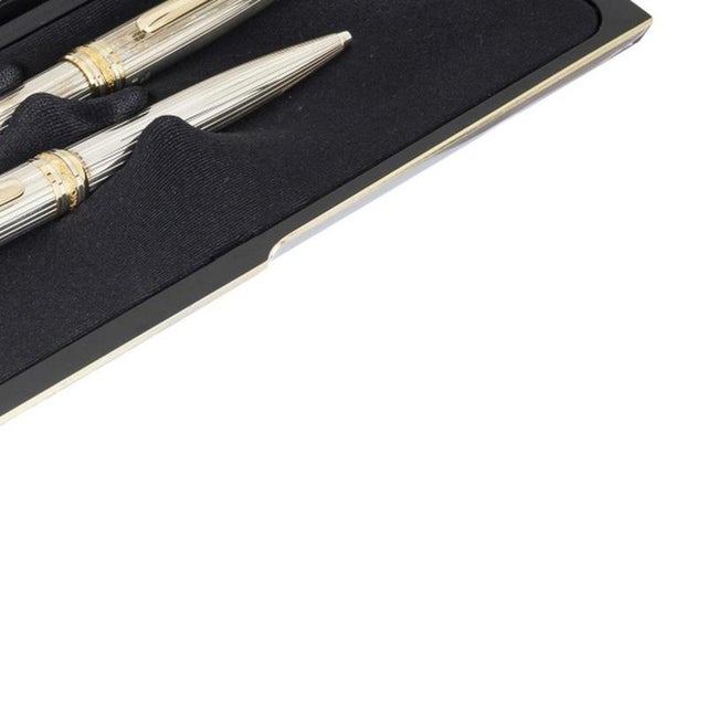 Pens in Silver from Montblanc, Set of 2 For Sale - Image 5 of 6